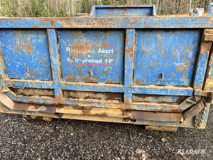 Klaravik Auktioner | Lastväxlarflak / Materialflak 15 kubik