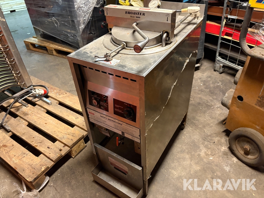 Tryckfritös Broaster 1600