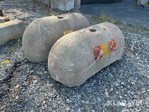 Betongsuggor 2 st