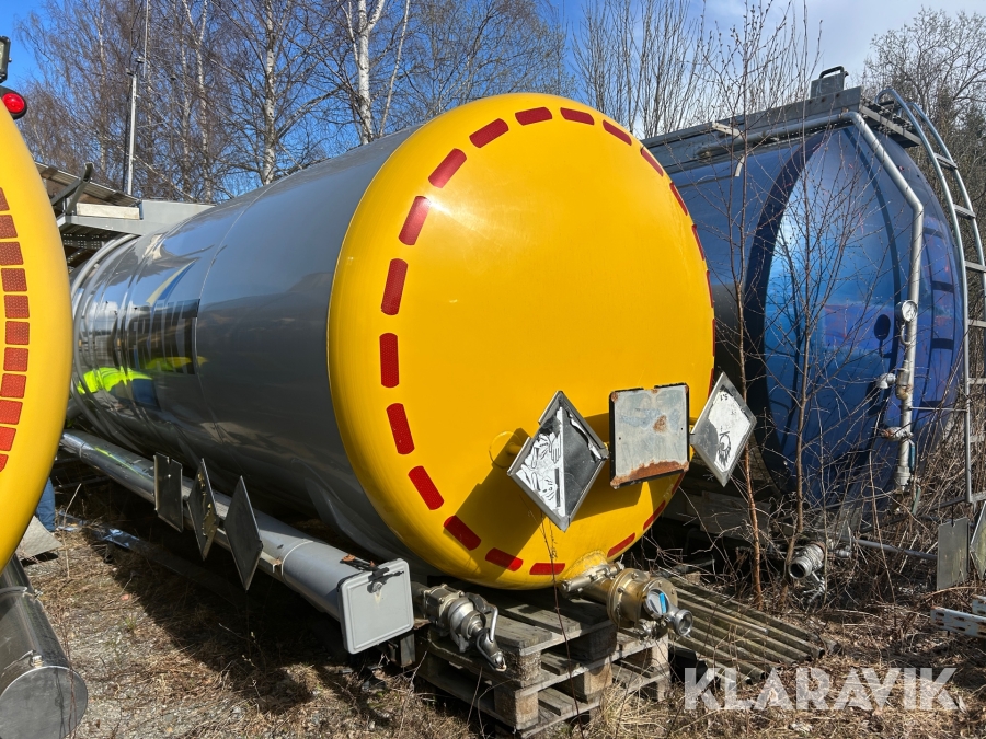 Tank Tank Mobil 14 m3 oisolerad