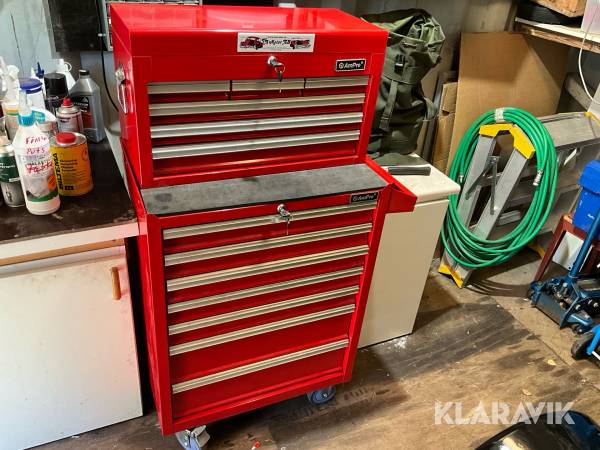 Verktygsvagn med verktyg AmPro