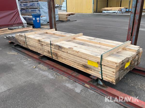 Virkespaket Hyvlat 45x145 180 Löpmeter