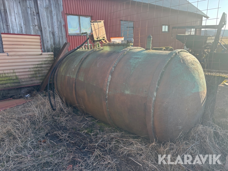 Dieseltank 3 m3 glasfiber