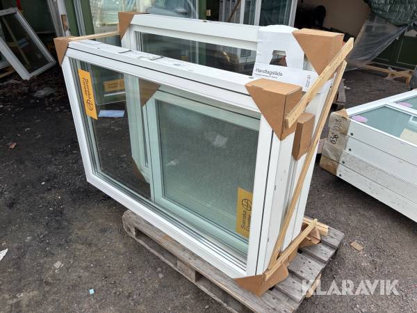 Fönster 3st Svenska fönster ett frostat