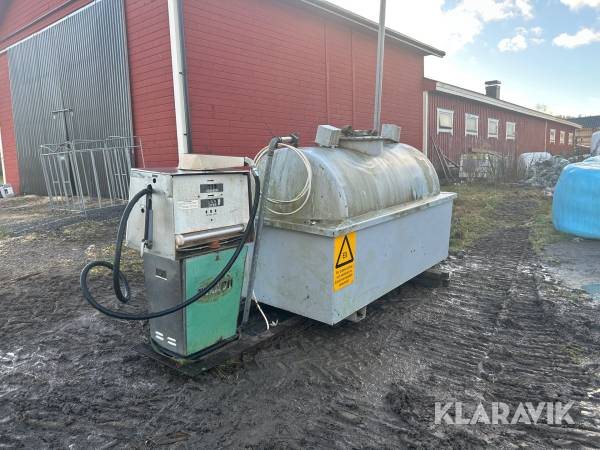 Tank med pump ABG 2000L