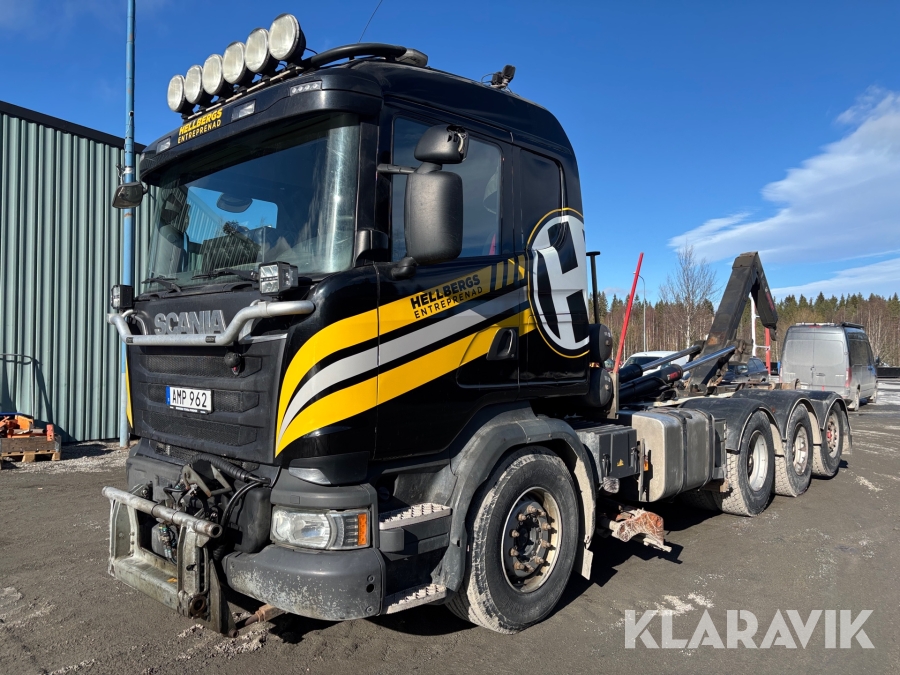 Lastväxlare Scania R730 plogutrustad