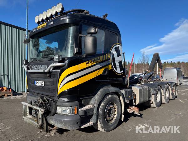 Lastväxlare Scania R730 plogutrustad