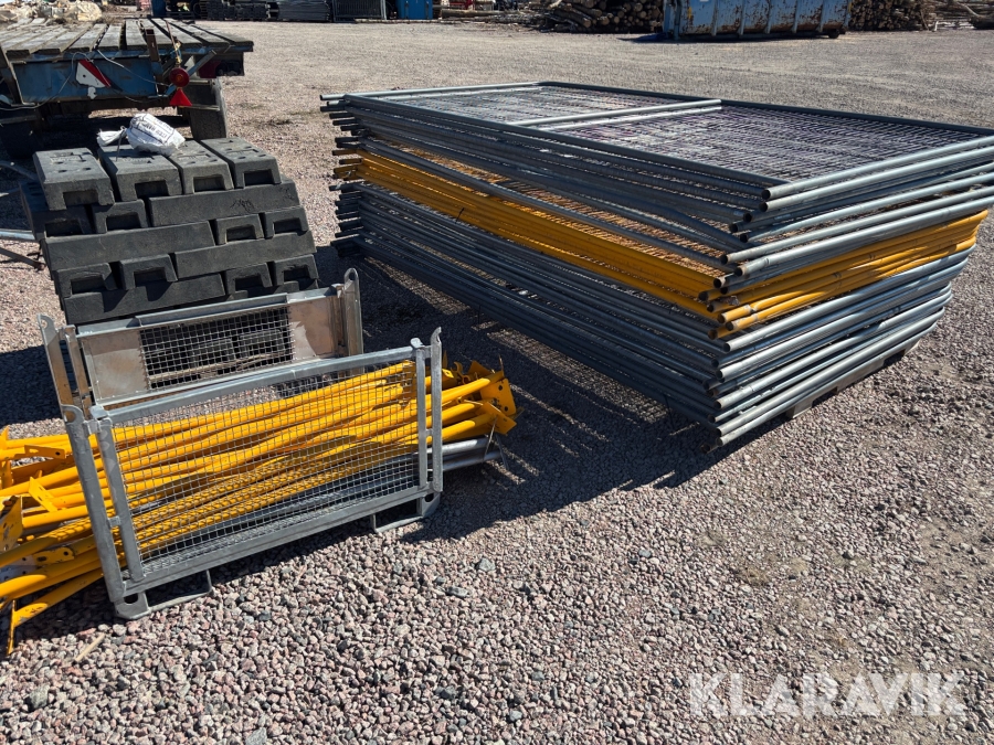 Byggstaket BGfix med fötter och stöd