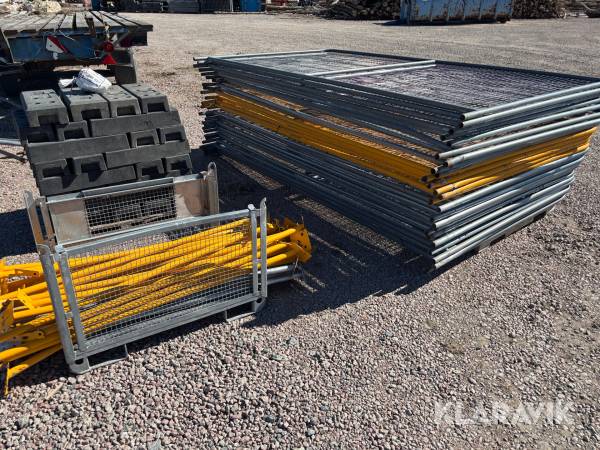 Byggstaket BGfix med fötter och stöd