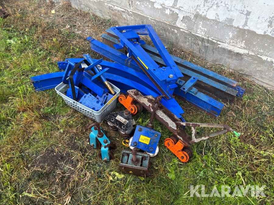 Foderräls Alfa-Laval med löpare/transportörer