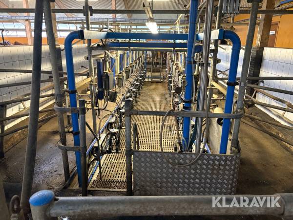 Mjölkgrop DeLaval Fiskbensgrop 18st platser