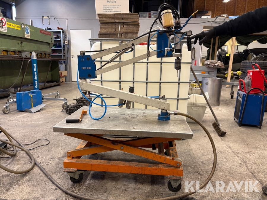 Pneumatisk Gängmaskin Ställning - Ergo Midi