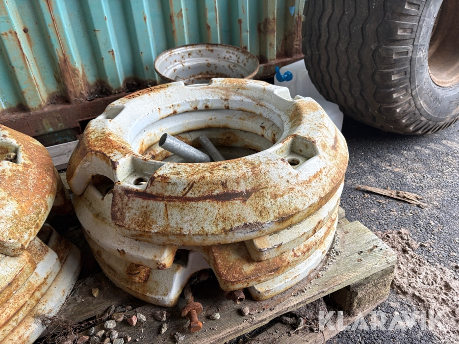 Hjulvikter Valtra 80 kg fyra styck