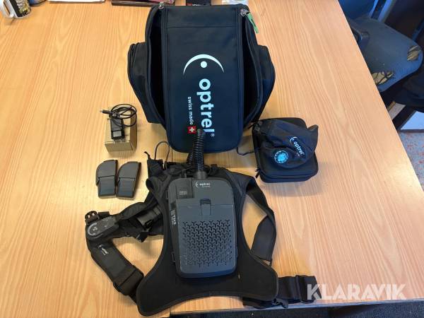 Friskluftssystem Optrel Swiss air OPA4700.010 med fjärrkontroll & 2 batteri
