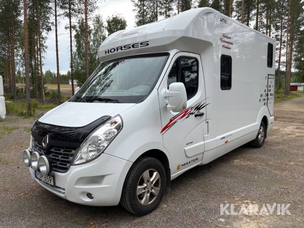 Hästtransport Renault Master dCi150