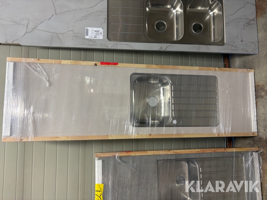 Bänkskiva med integrerad diskho Ballingslöv Ballrekl46-106822-13 2140x610