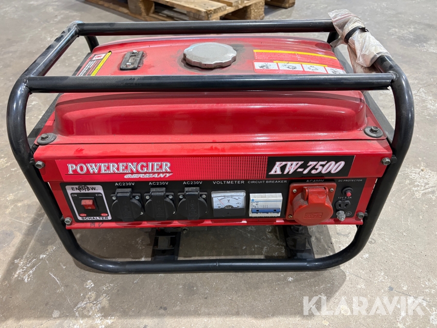 Elverk Powerengier KW-7500