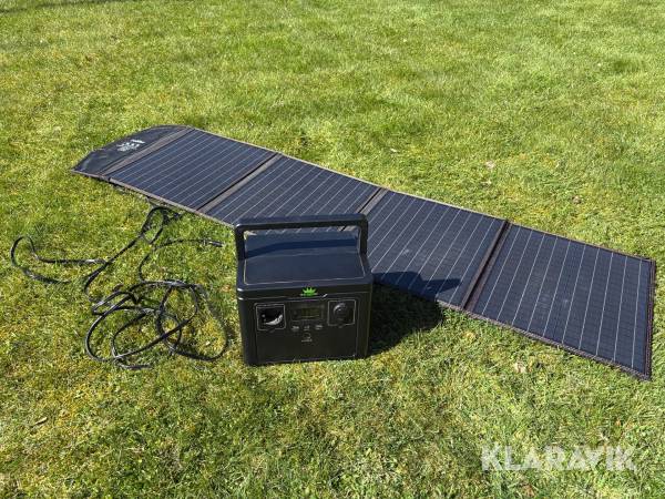 Generator Ecopwr S03Pro med solpanel
