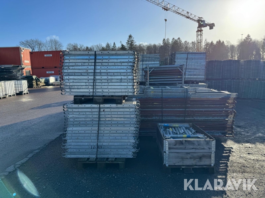 Byggställning/Ställningsmaterial Haki ca 500 m2