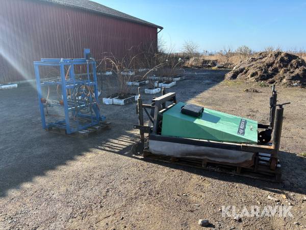 Ogräsbrännare Hoaf Weedstar 100 med ställning för gasolflaskor