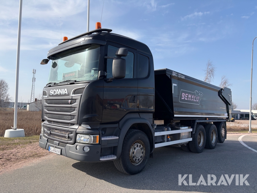 Tippbil Scania R730 V8, Benalu