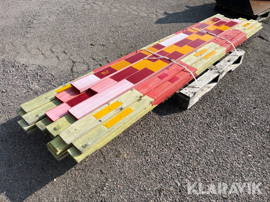 Avstängningsbräda plast & trä 25+5st
