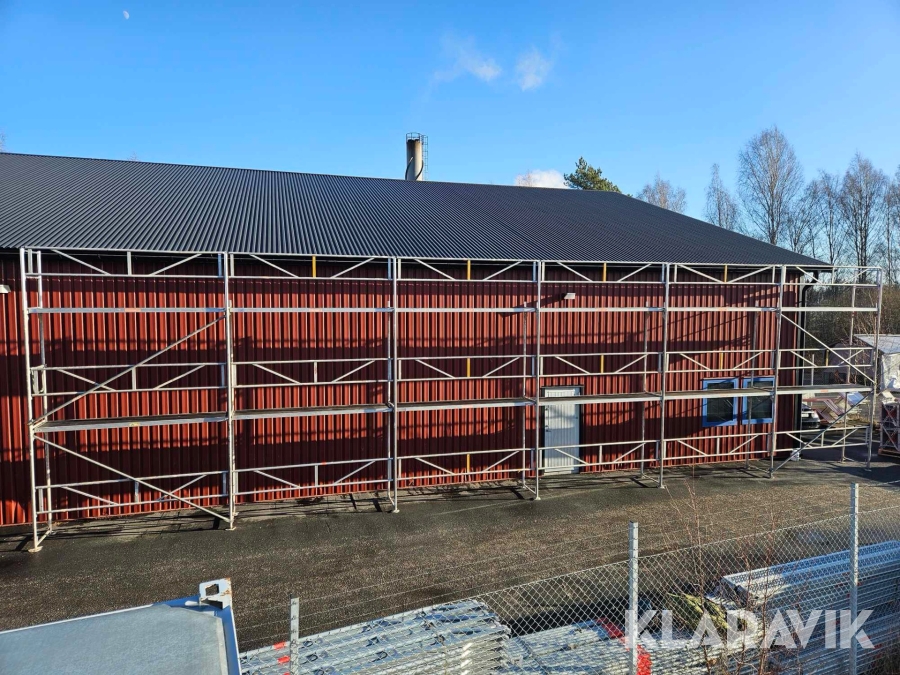 Komplett byggställning alu-ram 18x6m