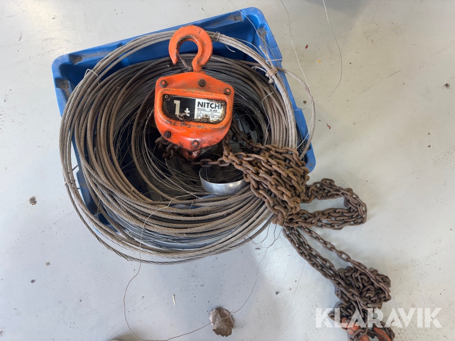 Telfer Nitchi H-40 med div vajer