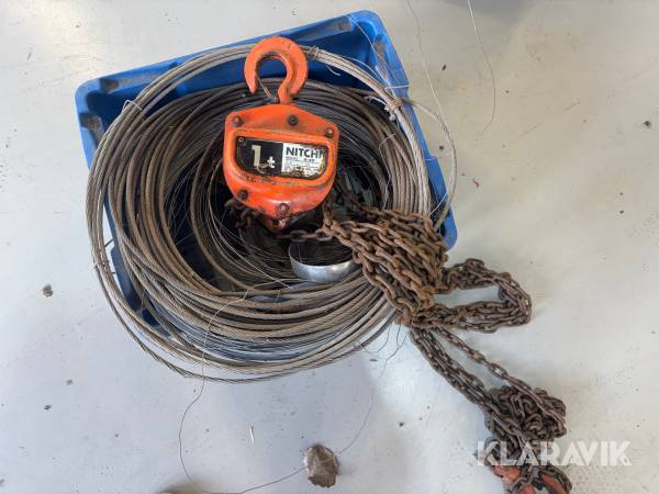 Telfer Nitchi H-40 med div vajer
