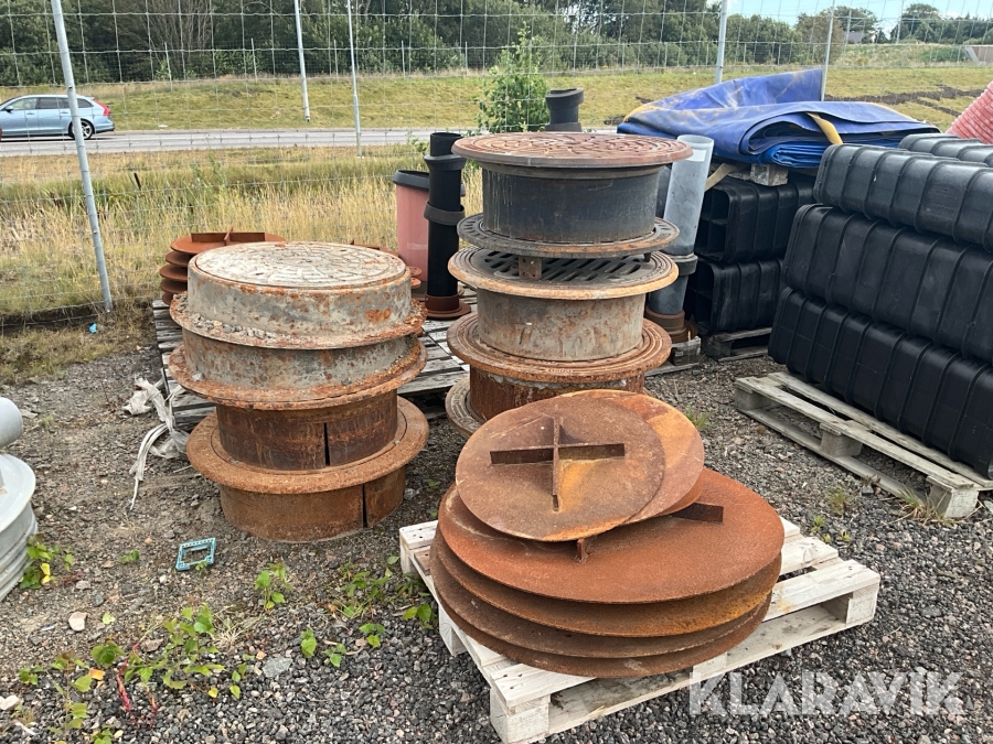 Brunnsbetäckningar 12 st