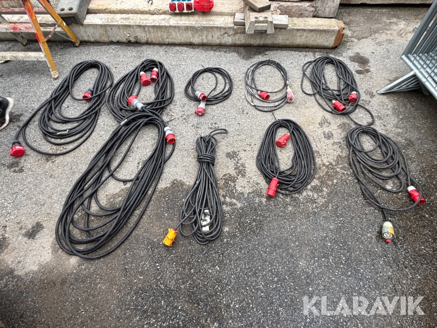 3-fas kablar 9st