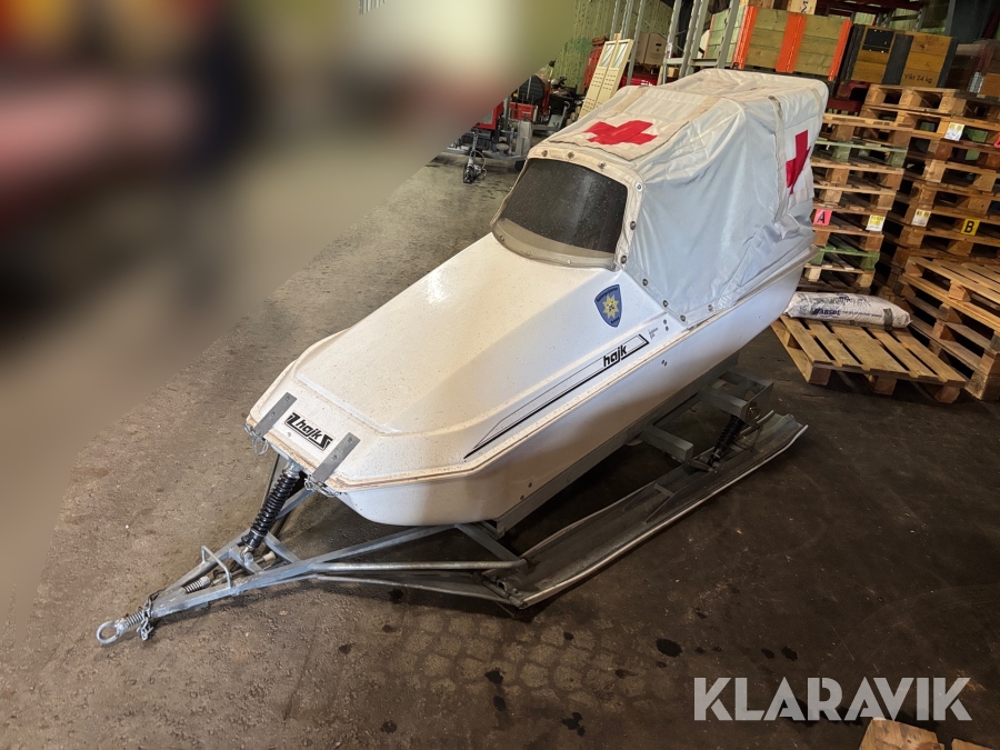 Skoterpulka/ räddningskälke Hajk