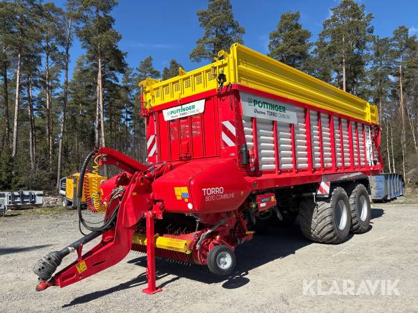 Snittvagn Pöttinger Torro 8010 combiline