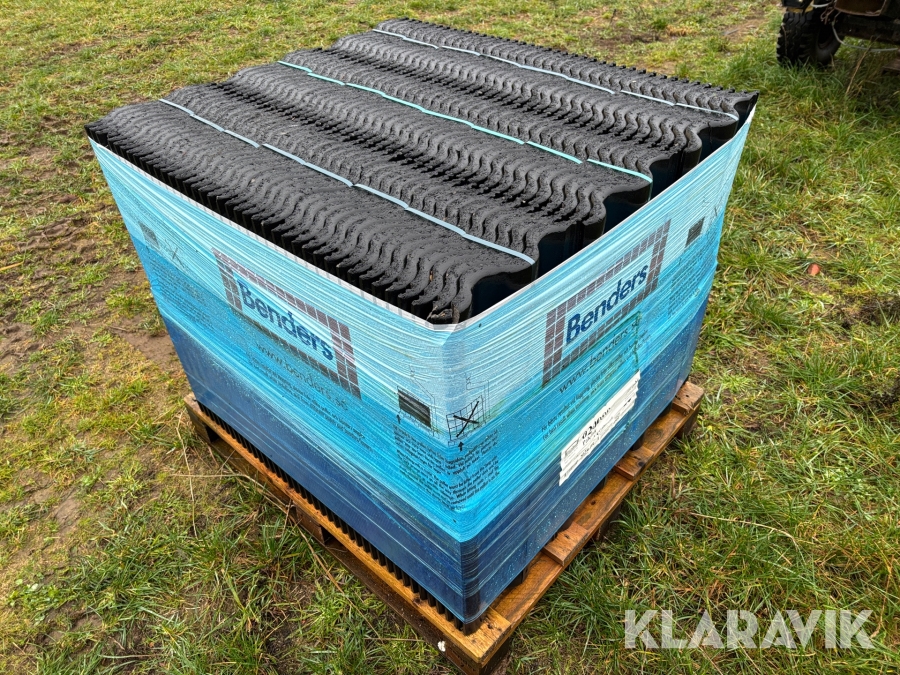 Takpannor Benders Palema Candor Svart - 6 pallar