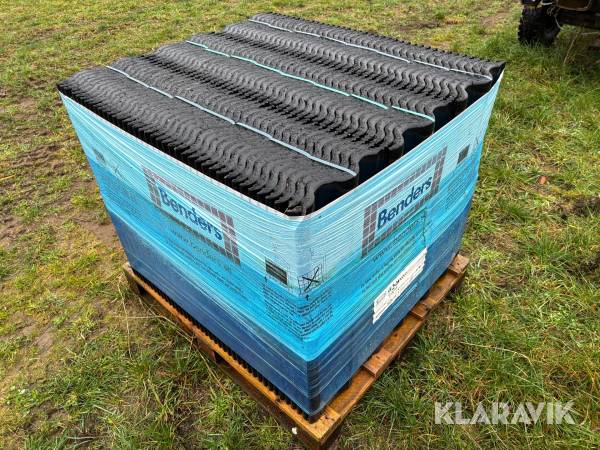 Takpannor Benders Palema Candor Svart - 6 pallar