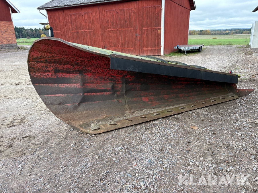 Snöblad 3,7m med stora BM-fäste