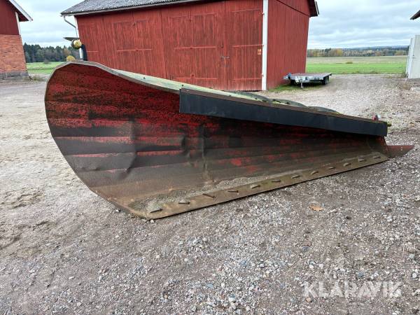 Snöblad 3,7m med stora BM-fäste