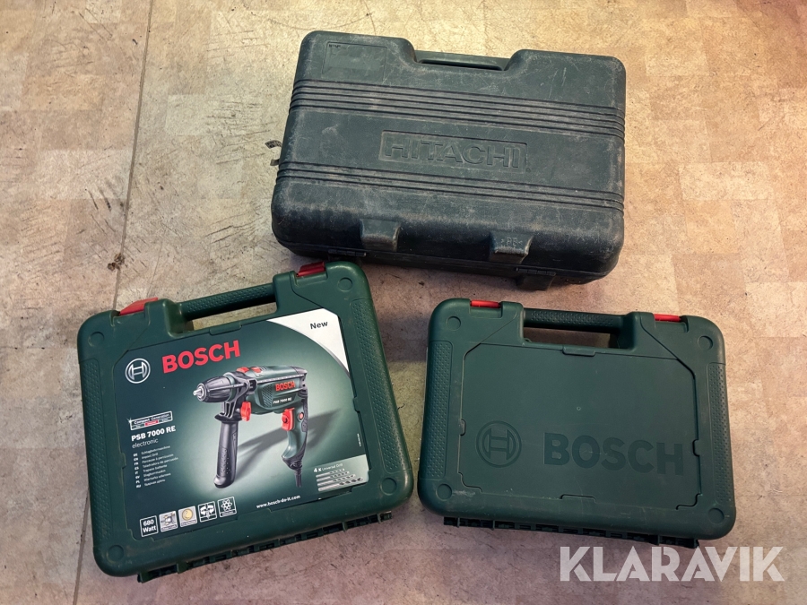 Handverktyg Bosch & Hitachi