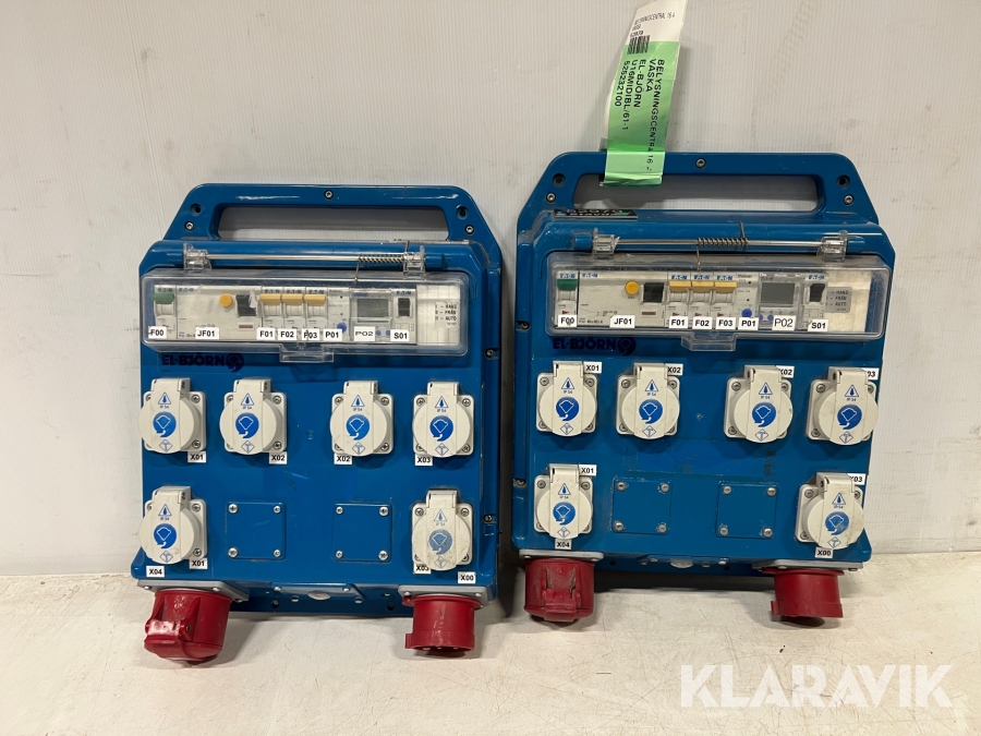 Belysningscentraler El-Björn U16midibl/61-1 2st