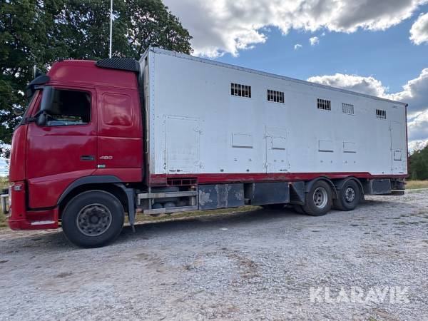 Djurbil Volvo FH480 med Wannerskåp