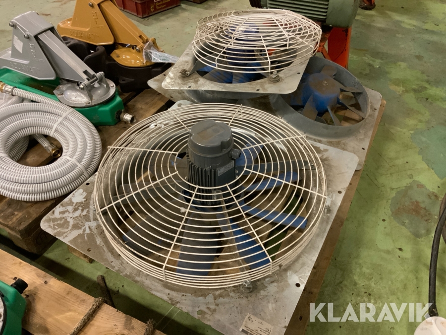 Fläktar 4st Sveaverken