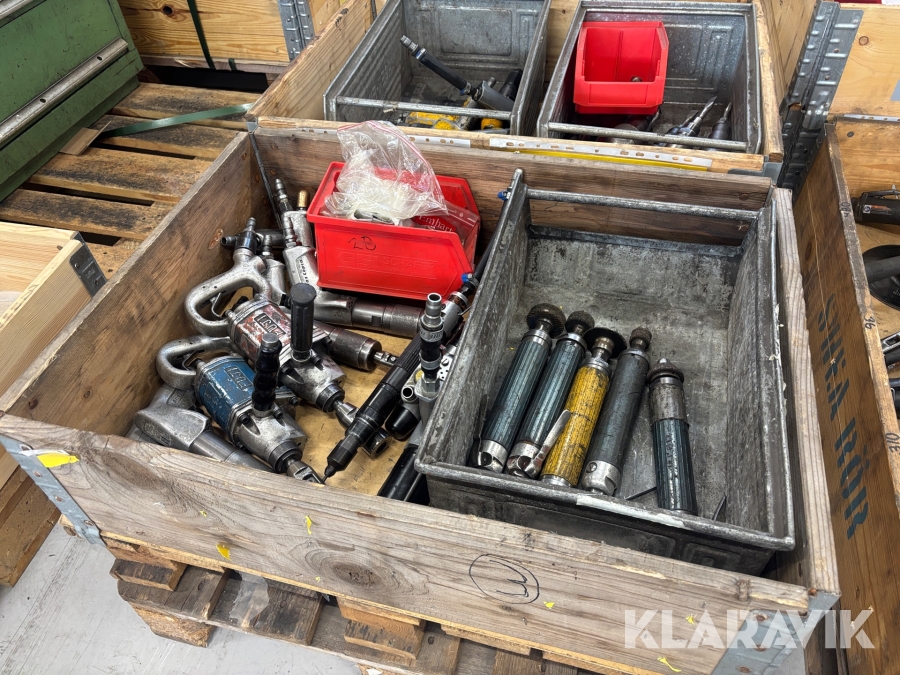 Parti med tryckluftsverktyg