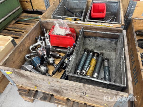 Parti med tryckluftsverktyg