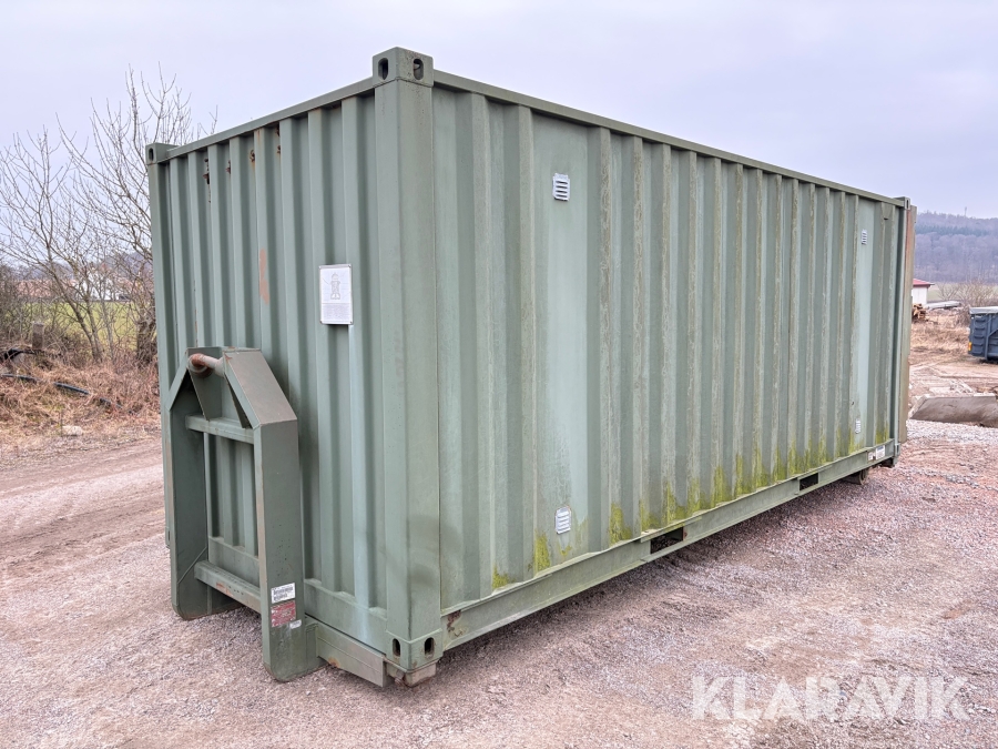 Container på lastväxlarram