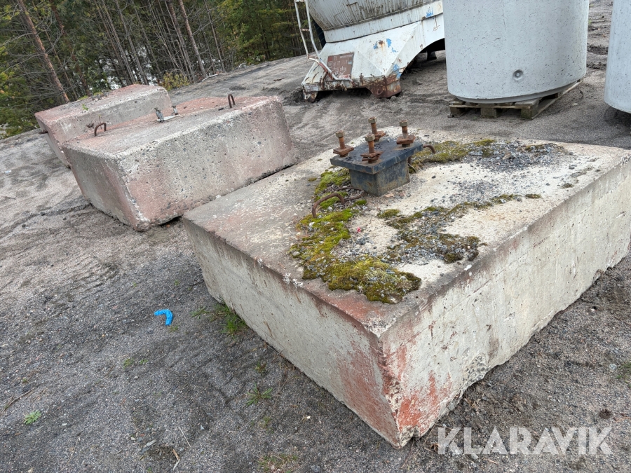 Betongfundament 3st