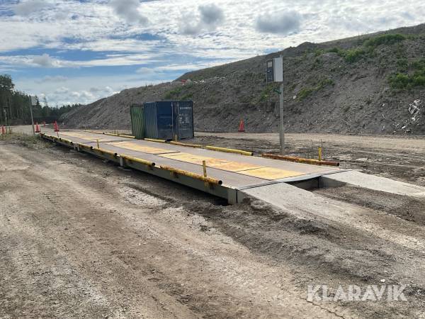 Fordonsvåg 24meter Våghuset Scalehouse