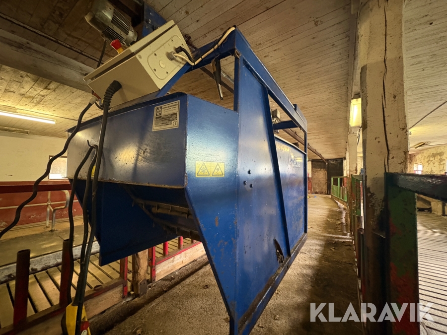 Självlastande fodervagn DeLaval/Huma BR.135C rälsgående
