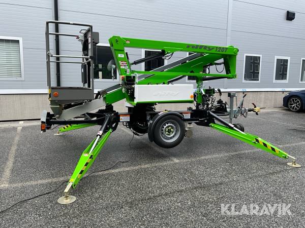Släpvagnslift Nifty 120TACT MK 1D arbetshöjd 12,2m