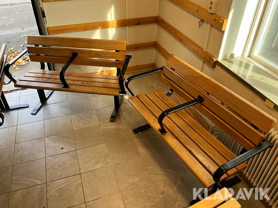 Parksoffa/Trädgårdsbänk Nola Sweden 2st