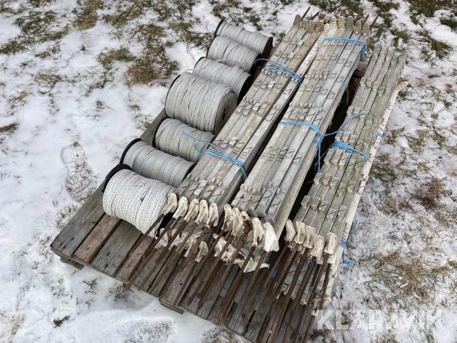 El-stängsel plaststolpar 60 st